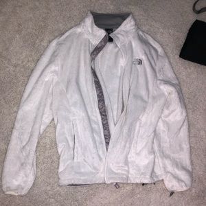White north face jacket
